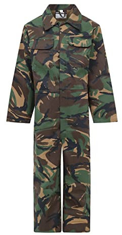 Wetplay Childrens Childs Kids Boys Girls Boilersuit Overalls Coverall Boiler Suit (3-4 Years (24 Chest, Camouflage)