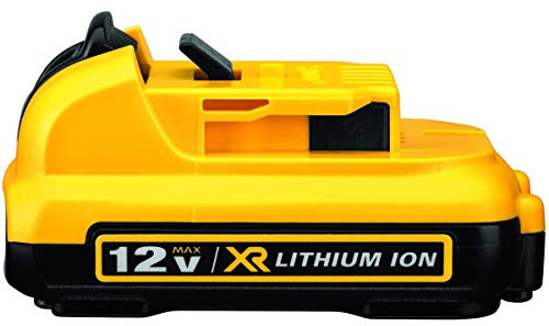 Dewalt Dcb127 Lithium-Ion (Li-Ion) 12 V Rechargeable Batterie (Lithium-Ion (Li-Ion), 12 V, Schwarz, Gelb, 1 Stück