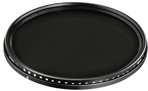 Hama Graufilter Vario, 2-Fach Vergütung, 40,5 mm, für Kamera, SLR, DSLR Objektiv, ND2-400, variabel verstellbar