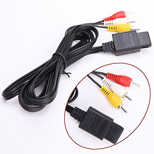 Demiawaking AV Audio Video A/V TV-Kabel für Nintendo 64 N64 GameCube NGC SNES SFC