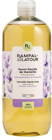 Rampal Latour Flüssigseife aus Marseille Handwerk Lavendel 1 l
