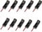 Mayata 10piece 23A /A23 Battery 12V Clip Holder Box Case Black