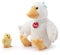 Trudi 29857 Handpuppe&Baby Gans, Weiss, weiß