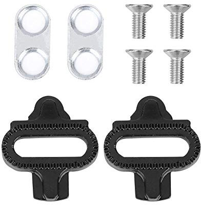 Jadeshay SPD Cleats, Bike Fahrrad Schuhplattenset Fahrradpedalschuh Mountainbike-Stollen Pedalverriegelungsplatte Fahrradklampen Kompatibel mit SPD für Cycling