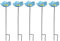 Cast Iron Wild Bird Forget Me Not Flower Dish Bird Feeders (Pack of 5)