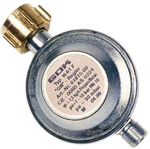 GOK Regulador Gas 29 mbar para bombona Azul 907