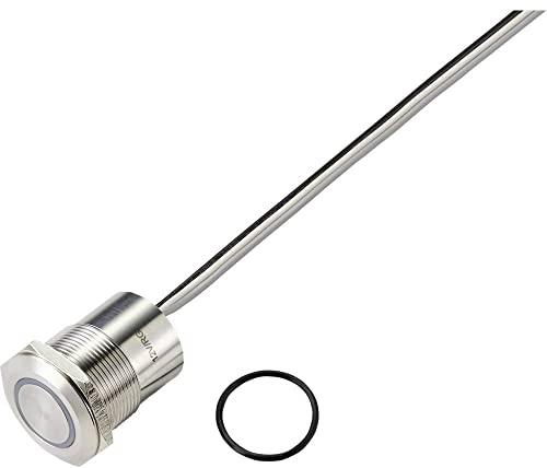 TRU COMPONENTS TC-9225188 Sensortaster 24 V 0.5 A 1 x Aus/(Ein) tastend Grün 1 St.