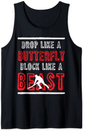 Block und Drop Feldhockey Geschenk Feldhockey Spieler Tank Top