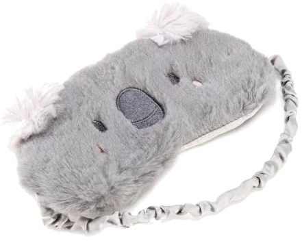3D Schlafmaske Koala, Weiche Flauschige Cartoon Tier Augenmaske für Frauen Männer Mädchen Kinder, Nachtschlaf Reise Meditation