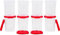 Tupperware Contenitore rotondo in plastica, 440 ml, confezione da 8 (multicolore)