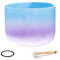 GREALY Cuenco de Cristal Esmerilado de Cuarzo for Cantar C/D/E/F/G/A/B Note, for curación de Sonido, Terapia de baño, meditación, Instrumento de Yoga Zen (Size : 6 B Note)