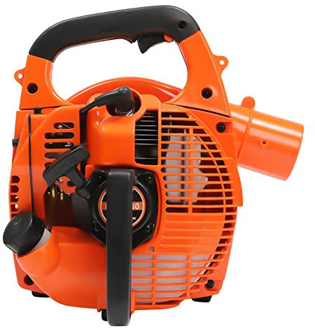 Benzin Laubsauger Laubbläser Benzin Häcksler, 2-Takt Motor, mit Sammelsack, Schnell von Laub und Unrat