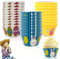 Capsulas Cupcakes ，Muffin World，Moldes Magdalenas Papel - Pack de 300 Adornos para Magdalenas de Pascua con Tamaños Perfectos y Diseños Coloridos