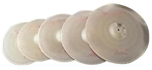 Schlagzeug Becken B8 Mute Series Cymbals Drum Set 14 In Hihat 18 In Crash 20 In Ride Mit Beckentasche Für Schlagzeuger