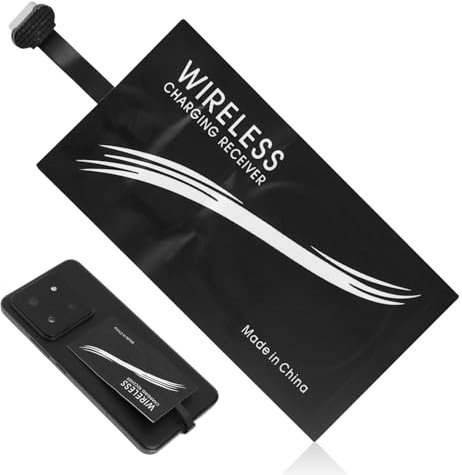 Ricarica Wireless USB C Qi, Caricabatterie Ultrasottile Adattatore di Ricarica Wireless Compatibile con Google Pixel, LG, Motorola, Nokia e altri telefoni USB-C Android