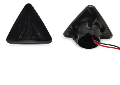 KOPQTEC Blinkerspiegel Kompatibel Mit Mitsubishi Für Colt Für CZC CZ3 Z23 Z24 Z25 Z33 Z34 Z3 2004 2005–2012 Dynamische Blinker Seitenmarkierungs-Fender-Blinkerlicht(Smoke Shell)