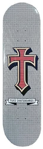Tuxs Skateboard-Deck, 7 Schichten, kanadisches Maple, hohe Dichte, Hard Rock Harz, Yankee T, 21,9 cm (8,25 Zoll)