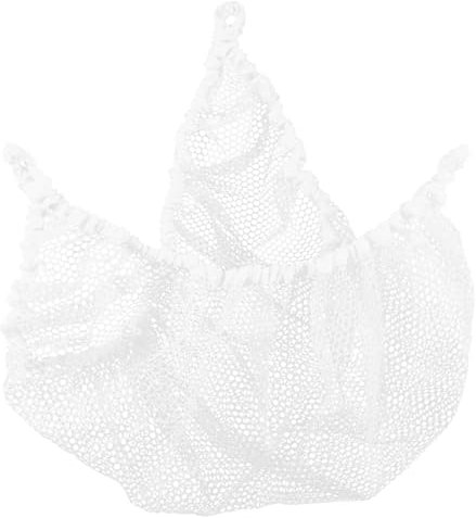 Milisten Hängende Hängematte für Kinderzimmer Eck Aufbewahrungsnetz für Kuscheltiere Puppen Weiße Dekoration für Schlafzimmer Spielzimmer