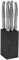 Laguiole Jean Dubost 5/17572 Set de 6 Couteaux Steak Tout Inox, Argent