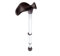 GEHSTOCK m.anatomischem Griff links schwarz