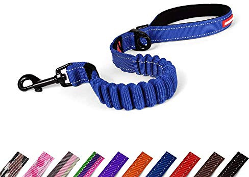 EzyDog Zero Shock Dog Lead | Shock Absorbing, Blue, 25 Inch