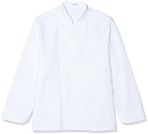 Isacco Basic Herrenkochjacke weiß
