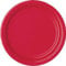 Pack of 16 x Ruby Red Round Paper Plates (9/23cm)