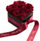 Infinity Rosenbox Happy Birthday - Rosenbox mit infinity Rosen haltbar 3 Jahre - Geburtstagsgeschenk für Frauen (Happy Birthday, Dunkelrot)
