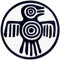 Aztec Symbol of Power Strength and Courage Patch Tactical Embroidered Moral Applique Iron On Sew On Emblem