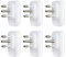 EXTRASTAR Spina piatta,Spina Ribassata 2P+T 10A,Bianco,6 pezzi.