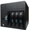 NAS Case 4-Bay K3 Chassis, AUDHEID New Network Storage Server, Compatible Flex PSU Mini-ITX, 4 x 2.5/3.5 Tray, Network Attached Storage Enclosure with 2 Front USB Ports and 1x12cm Chassis Fan