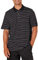 Amazon Essentials Herren Golf-Poloshirt, Feuchtigkeitsableitend Schnell Trocknend, Kurzarm, Schwarz Weiß Nadelstreifen, XXL