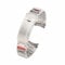 BrightBulb Edelstahl Uhrenarmband Ersatz Metallschnalle für Rolex Water Ghost Submariner Daytona SUB-Mattsilber 20mm