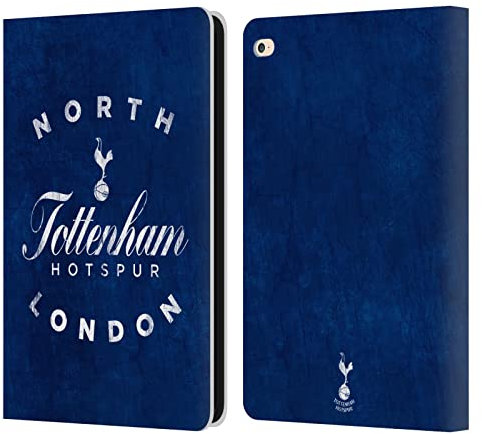 Head Case Designs Licenza Ufficiale Tottenham Hotspur F.C. Londra Nord Badge Custodia Cover in Pelle a Portagoglio Compatibile con Apple iPad Air 2 (2014)