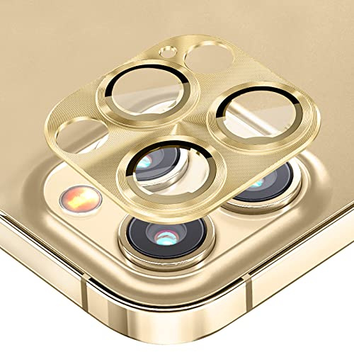 Diruite Camera Protector for iPhone 14 Pro/14 Pro Max Camera Lens Protective Film,HD 360°Protection Glass with Aluminum Rim Lens Protector