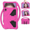 Eabhulie Case for Lenovo Tab P11 TB-J606F/ Tab P11 Plus TB-J616F/J607F, Kids Friendly Durable Lightweight Handle Stand Shockproof Protective Cover Hotpink