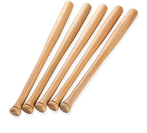 D.I.L© 32 30 25 18 inch Wooden Baseball Rounders Bat Adult Kids Baseball Bar Stick Anti-Slip Long Lightweight for Training and Practise (18)
