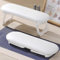 Diesisa Nail Arm Rest, Foldable PU Leather Nail Hand Rest For Manicure with PVC Table Mat, Soft Hand Rest for Acrylic Nails/Nail Hand Pillow for Manicure Salon Use-white