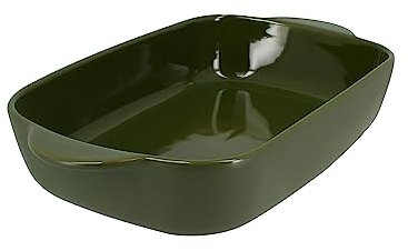 MENASTYL - PLAT À FOUR OCTAVE RECTANGLE 33X20CM 2.2L EN GRÈS VERT - 3356137