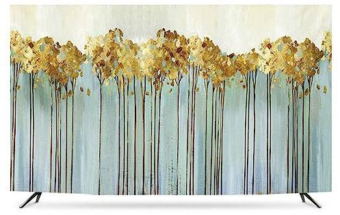 Staubdichte TV-Abdeckung, 32-86inch TV/PC Abdeckung Bildschirmschutz, Tv-Abdeckung Für Den Innenbereich für Flachbildfernseher, Smart-TVs C,37in