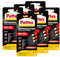 Pattex Sekundenkleber Flüssig Mini Trio, spülmaschinenfester Superkleber in 3 praktischen Tuben, schnelltrocknender farbloser Flüssigkleber, 6x 3x1g, mehrfarbig