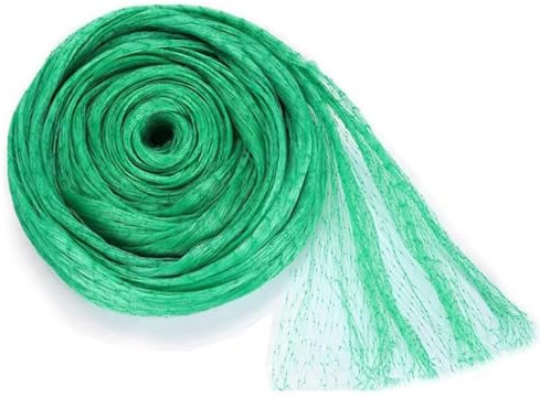 4x6 m Vogelschutznetz Engmaschig, Teichnetz, Vogelnetz, Laubnetz, Obstbaumnetz, Robust Feinmaschig, Witterungs & UV beständig Grün 17x17mm 20g/m2
