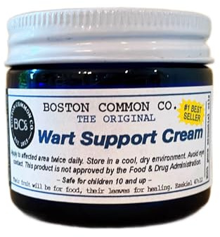 BOSTON COMMON CO MOLLUSCUM SUPPORT CREAM ALL NATURAL SUPPORT CREAM FOR MOLLUSCUM rash, White