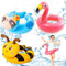 MORAINJAY 3 Sets Pool Inflatables for Kids,Inflatable Pool Toys Bees Flamingos Sloths Pool Floats,Swimming Pool Toys Swimming Rings for Summer Gift,Swimming Pool Beach Toys,Pool Party Decorations