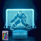 Jinson well 3D Eishockey Spieler Nachtlicht led licht Lampe optische Nacht licht Illusion 16 Farbwechsel Tisch Schreibtisch Dekoration Lampen mit Acryl Flat ABS Base USB Spielzeug