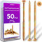 ANVINKU M5 x 100mm Zinc Wood Screws - 50 Pcs Assortment, Countersunk, Self Tapping, for Furniture Repairs
