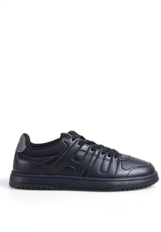 HUGO Herren Hadrian Tenn Sneakers aus Kunstleder mit Logo auf dem Obermaterial Größe