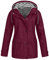 Coupe Vent Femme Impermeable Veste Pluie Femmes Coupe Vent Imperméable Femme Sport Vêtements De Pluie Femme Vetement De Pluie Femme Veste Equitation Femme Impermeable Femme Rouge L