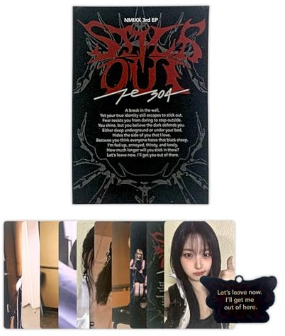 NMIXX - 3rd EP [Fe3O4: STICK OUT] (Platform Album Nemo Ver. - Pyromancy Ver.) Out Box + QR Card + Acryric Keyring + Photo Card + 2 Pin Badges