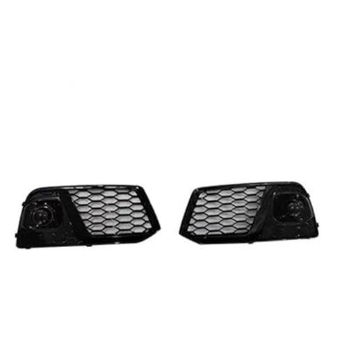 XDDHH Griglia Fendinebbia per Audi Q5 2018 2019 2020 Coperture per Fendinebbia Copertura Fendinebbia Paraurti Anteriore Griglia,Black